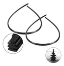 Refil Limpador Para-brisa Automotivo 3 Unidades Borr Preto