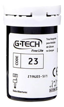50 Fitas Tiras Reagentes G-tech Lite Glicemia