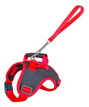 Coleira Para Cachorros Peitoral Com Alça Stillo Pit Vermelho M