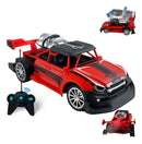 Carrinho Controle Remoto 4x4 Solta Fumaça Presente Menino Cor Vermelho