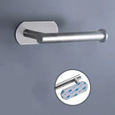 Porta papel cases top higiênico em aço inox premium adesivo 3m cor prateado