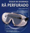 Máscara Respiratória Protetora Semi Facial Epi Com 2 Filtros Gases Vapores Pó Fumaça Pintura Com Óculos