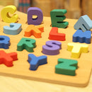 Tabuleiro Alfabeto Em Madeira Didático Pedagógico - Dm Toys