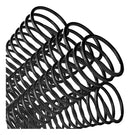 Espiral Para Encadernação Preto 07mm Para 25 Folhas A4 100un