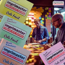 Kit 10 Blocos Recados 76x76mm Cole Facil Colorido 1000 Notas Adesivas - Cores: Rosa, Laranja, Amarelo e Verde (Tons pasteis)