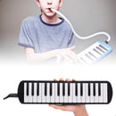 Escaleta 32 Teclas Instrumento De Sopro Gaita teclado Com Capa Melodica Infantil Preta Bertô Mangueira e Bocal