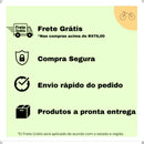 2x Lanterna Traseira Farol Led Luz Iluminação Bike Bicicleta - Branca E Vermelha