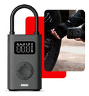 Mini Compressor Digital Simake Bomba De Encher Pneus Portátil Para Carro Bicicleta Motocicletas Cor Preto Com Calibrador