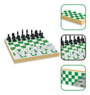 Jogo Xadrez E Damas Escolar Caixa De Madeira Com Fecho