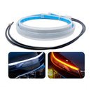 Fita Led Automotiva 60cm 12v Farol Drl + Seta Sequencial