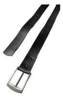 Kit 3 Cintos Social Masculino Plus Size 1,60 Fivela Metal Cor Preto, Marrom e Caramelo Tamanho 120