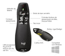 Apresentador Sem Fio R400 Preto Logitech