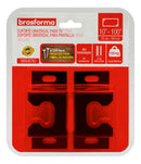 Suporte Fixo Universal para TV LED LCD Plasma 3D e Smart TV de 10” a 100” Brasforma SBRUB750