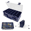 Maleta Caixa Pesca Hi Ed 44 Divisoria Isca Artificial Anzois Cor Azul