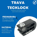 Trava Antifurto Disco Freio Universal Moto Tecklock Preta