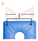 Boia Hemorroida Quadrada C/orifício Agua Ou Ar Envio 24h