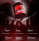 PROHIBIDO PRÉ TREINO 360g - Sabor: Strawberry Margarita (Morango) - A Combinação Perfeita de 8 Ingredientes que proporcionam energia do início ao fim do seu Treino