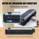 Plastificadora Laminadora A4 Refiladora 3x1 com Refiladora e Canto Arredondado Mecolour Me821