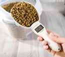 Colher eletrônica de medição de alimentos para animais de estimação Pet Food Measuring S Cor Branco