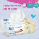 Lenços Toalhas Umedecidas Baby Byn Recem Nascido 100 Folhas