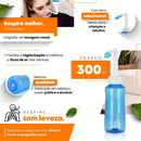 Polaris Shop Frasco De Lavagem Nasal Garrafa Higienizador Para Adulto E Infantil Criança Com 2 Bicos 300 Ml Reutilizável Melhora Sinusite Rinite Garrafinha Lavador Limpador Ducha