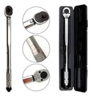 Torquímetro Estalo Click Para Soquete 1/2 pol 28-210 Nm 2,8 a 21Kg Ajustável Com Estojo Gorillaz