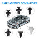 Clipe Fixação Carro 100pcs Painel Pára-lamas Rebite Plástico