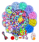 Kit Miçangas Infantil Para Montar Pulseiras Colar Bijut Flor 1