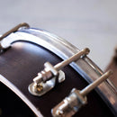 Tamborim Timbra De 6 Polegadas Madeira Contemporânea Gope Cor Chocolate