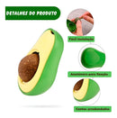 Kit 5 Abacate Brinquedo Interativo Gatos Catnip Erva Natural Cor Verde