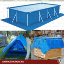 Lona Caminhão Azul 75grs P/m2 3x4 Cobrir Carga Starfer