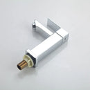 Torneira Bancada de Banheiro Luxo Inox Cromada Bica Baixa Tivalisa Cor Prateado