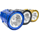 Lampião Retro Solar Lanterna Super Led Recarregavel Cor Dourado Fluoreled