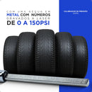 Calibrador Pressão Pneu 150 Libras Caminhão Carro Carreta