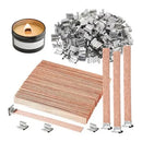 Pavios De Madeira Para Velas Artesanais 13 Cm (30 Unid)