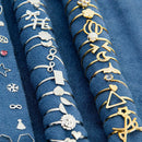 Kit Semi Joias 10 Pçs Folheados Ouro E Prata Atacado Revenda