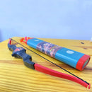 Arco Flecha Infantil C/ Bolsa Aljava Lançador De Dardos