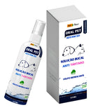 Spray Bucal Gatos E Cães Elimina Mau Hálito E Anti Tártaro Sabor Menta