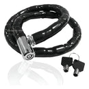 Cadeado Premium Corrente Antifurto Moto Bike Trava Portão Cor Preto