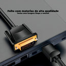 Cabo Dvi-d Para Hdmi 1,8 Metros Bidirecional Full Hd 24+1