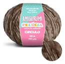 1 Fio Amigurumi Pelúcia Circulo 85g Maciez Avel 7541 GANACHE