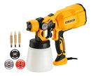 Pistola de Pintura Pulverizadora HVLP Elétrica 550W 800ml 3 Bicos e Acessórios - Deko