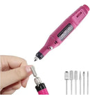 Lixadeira Elétrica Motor Unha Motorzinho Portátil Gel