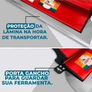 Desempenadeira Aço Inox 25cm Lisa Para Massa Corrida