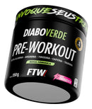 Suplemento Em Pó Pre Treino Pre Workout Pote 150g Sabor Energético FTW - DIABO VERDE