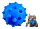 Brinquedo Para Cães Bola Grande Maciça Extra Forte 70mm Cor Azul