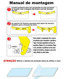 Protetor Facial Incolor 8 Profissional Máscara Epi