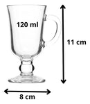 Jogo 6 Canecas Xícara Nespresso Dolce Gusto Vidro Café