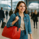 Mala De Viagem De Mão 10kg Feminina Bordo Grande Bols Vermelho