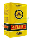 Yerbas Canarias 500g Tradicional: Yerba Mate Uruguaia de Sabor Intenso e Amargo. Pura Folha para Mate Forte e Duradouro.